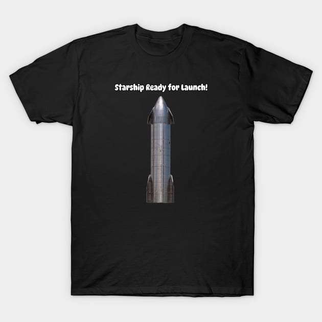 Starship T-Shirt by Stellar Facts